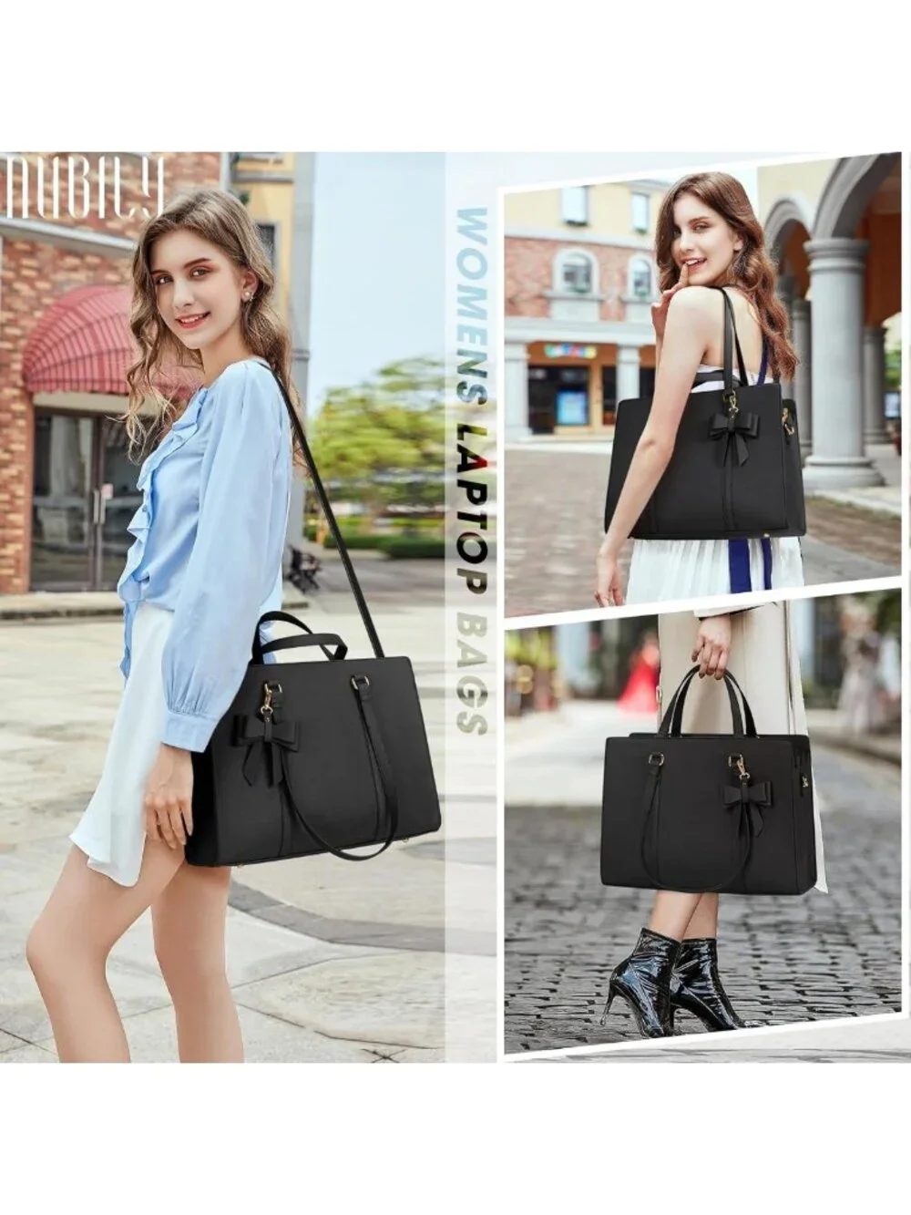 Stylish Waterproof Laptop Tote Bag for 15.6